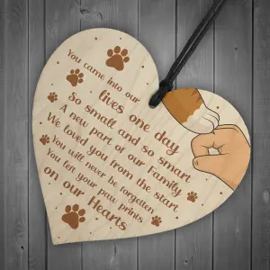 Memorial Gift For Dog Cat Lover Memorial Pet Sign Keepsake Gift For Family Wood Heart