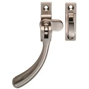 Bulb Ended Casement Window Fastener 98mm Handle 45mm Centres Satin Nickel