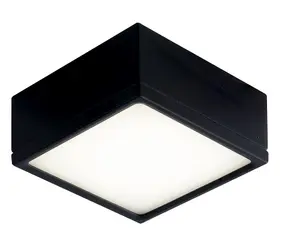 Luminosa KLIO LED Surface Mounted Downlight Black 1300lm 4000K 11.2x11.2x4.9cm