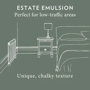 Farrow & Ball Estate All white No.2005 Matt Emulsion paint, 2.5L