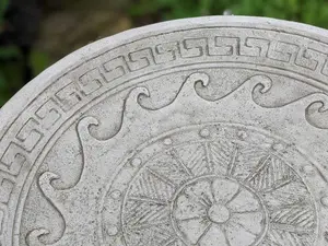 Detailed Windsor Design Stone Birdbath