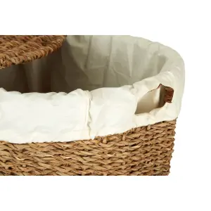 Interiors by Premier Oval Seagrass Basket with Lid