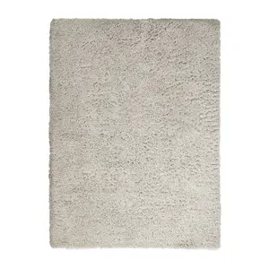 Supersoft Latte Plain Medium Rug, (L)170cm x (W)120cm