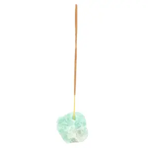 Something Different Fluorite Crystal Incense Stick Holder Green (One Size)