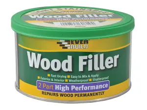 Everbuild 2 Part Wood Filler Light 500g