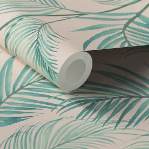 Lick Green & Pink Jungle 02 Textured Wallpaper