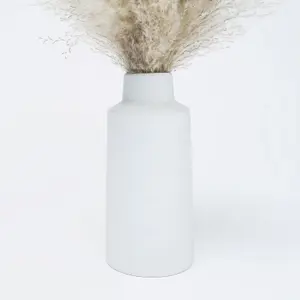 Pampas Grass Faux Fluffy in Vase Artificial Natural Style Plant Decorative Home