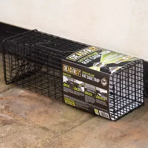 Deadfast Catch & Release Bait Box Garden Mice Rodent Capture Rat Cage