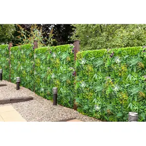 Best Artificial 100cm x 100cm Living Wall Outdoor Indoor Mat - UV Stable