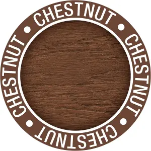 Roxil Wood Stain Preserver (5L Chestnut) - 5 Year Protection for Indoor & Outdoor Wood. No VOCs, Fast-Drying. 25 m Coverage