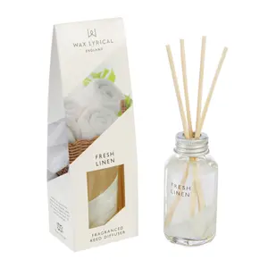 Wax lyrical Fresh Linen Reed diffuser, 40ml