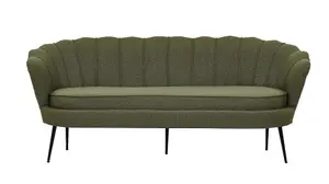 Calais Sofa 3,seater , Dusty Green Fabric