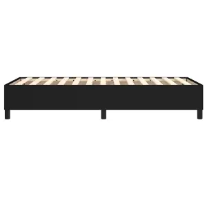 Berkfield Box Spring Bed Frame Black 90x190 cm 3FT Single Fabric