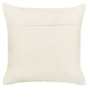 Throw Cushion ALGAE Linen 45 x 45 cm Animal Embroidery Beige