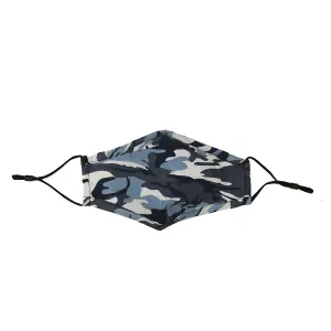 Termin8 Children's Camoflage Face Mask Blue