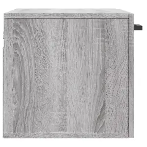 Berkfield Wall Cabinet Grey Sonoma 60x36.5x35 cm Engineered Wood