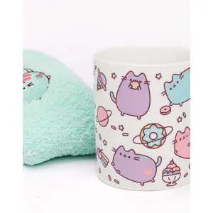 Pusheen Womens/Ladies Mug And Sock Set Multicoloured (One Size)