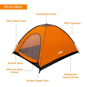 Milestone Camping 4-Person Pop-Up Dome Tent