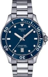 Tissot Seastar 1000 40mm Mens Watch Blue T1204101104100 40mm - Tissot Watches