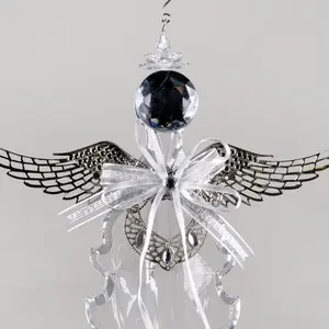 Acrylic Angel with Wing Hanging Figurine Ornament