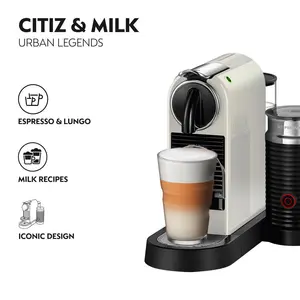 Nespresso Citiz & Milk Coffee Machine White