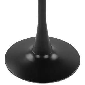 Althrop Pedestal Dining Table Black / Black