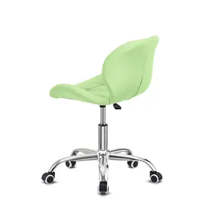 Erltrud Desk Chair Light Green / Velvet