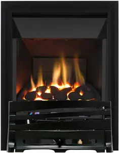 Focal Point Fires 4.1Kw Mono High Efficiency Gas Fire - Black | Robert Dyas