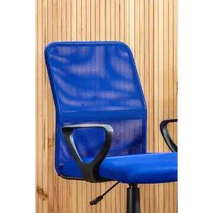 Interiors by Premier Stratford Dark Blue Home Office Chair