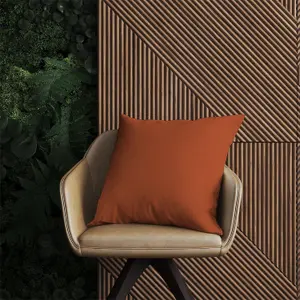 Rusty Orange Outdoor Cushion 60cm x 60cm