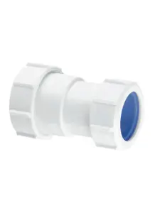 McAlpine T28L-ISO 1.5" x 40mm Multifit Straight Connector - Multifit x European Pipe Size