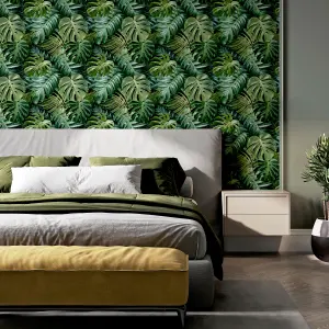 Arthouse Living Wall Green Wallpaper