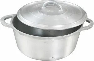 Buckingham Grounded Aluminium Dutch Oven Pot Casserole Dish 22 cm / 2.75 Litre