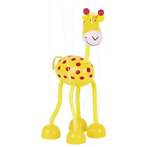 Goki Wooden Marionette Puppet Giraffe Figure