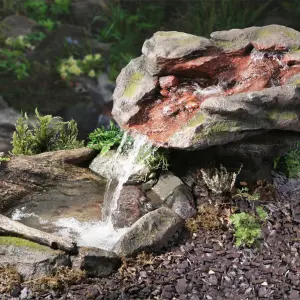 Primrose Utsuri Falls Stone River Water Feature with Pond 70cm