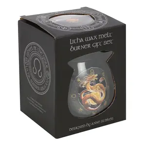 Ceramic Wax Melt Burner Set - Litha Dragon