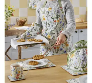 Cottage Garden Floral PVC/Oil cloth Apron