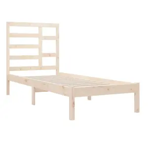 Berkfield Bed Frame Solid Wood 90x200 cm