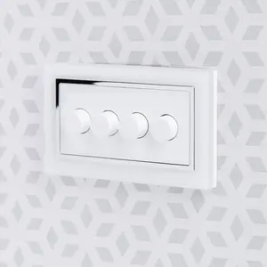 Crystal CT 4G Rotary LED Dimmer Switch 2 Way Black White