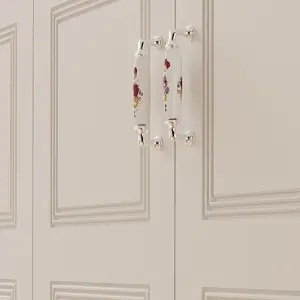 REGAL 4 Door 2 Drawer White Wardrobe