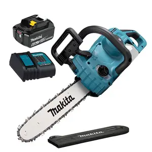 Makita 18v Cordless Chainsaw Brushless 350mm 35cm Cutting Guard + 6.0AH Kit