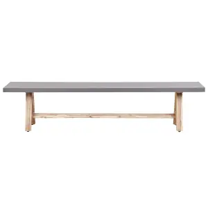 Garden Bench TONNARE Concrete Grey