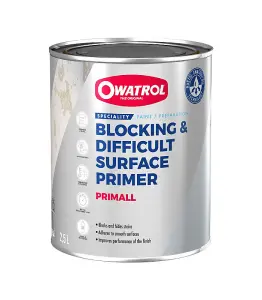 Owotrol Primall Blocking Primer for Difficult Surfaces - 1 Litre