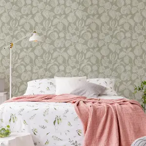 Superfresco Easy Jacobean Sage Smooth Wallpaper