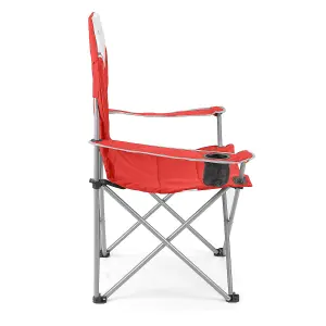 Volkswagen Red Metal Foldable Camper van Chair