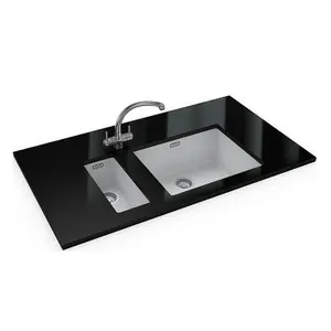 Franke Sirius SID110-50PW 1.0 Bowl Tectonite Undermount White Kitchen Sink