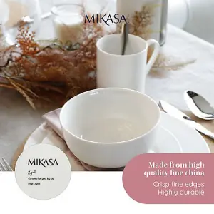 Mikasa Egret Set of 4 380ml Mugs