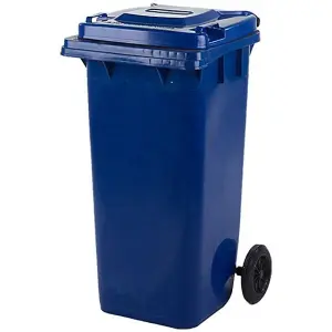 TUFF 120 Litre Wheeled Bin - Blue