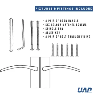 Intelligent Hardware - Internal Door Handle - Roma - Lever on Backplate - Lever Bathroom Furniture - Chrome