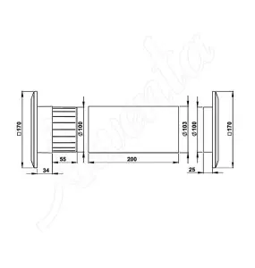 100mm Extractor Fan with Thermostat Ventilation System